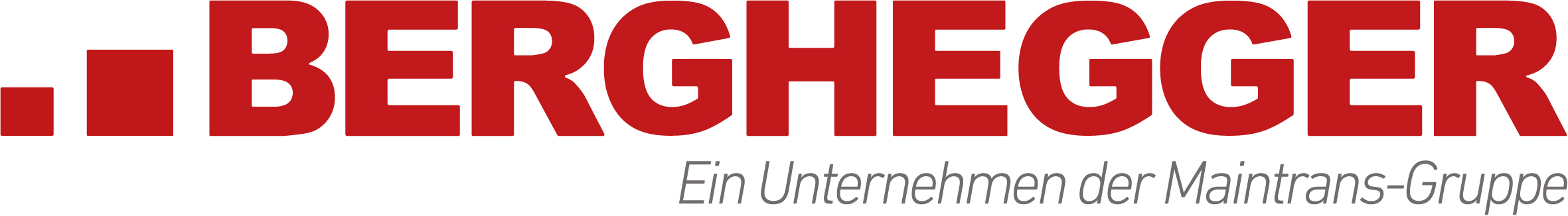 Logo von Berghegger, ein Unternehmen der Maintrans Gruppe